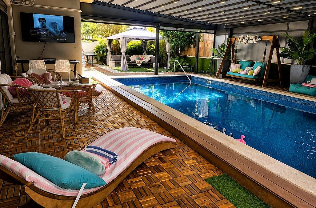 ציל וילה - Chill Villa דרום  6  נופש - וי פור ויקיישן - V for Vacation